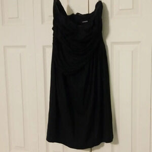 Express Dress - Womens- Black- Size Small - Strapless - EUC